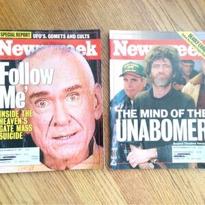 Vintage Newsweeks TRUE CRIME 1996 1997